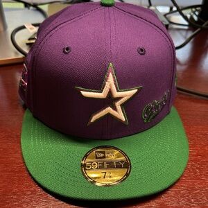 Houston Astros Purple and Green Cap